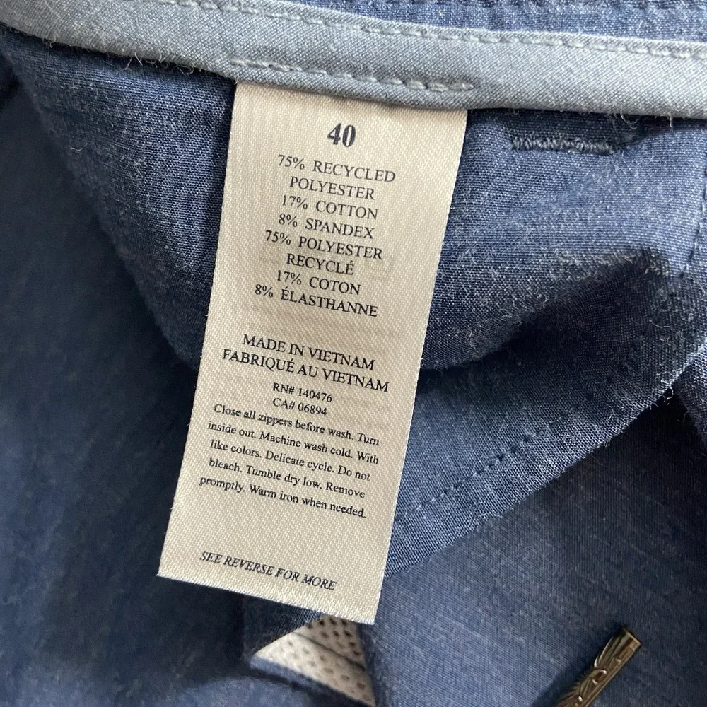 Faherty Shorts men's 40 All Day Performance Chino 9